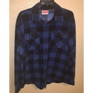Blue Plaid Wrangler Jacket